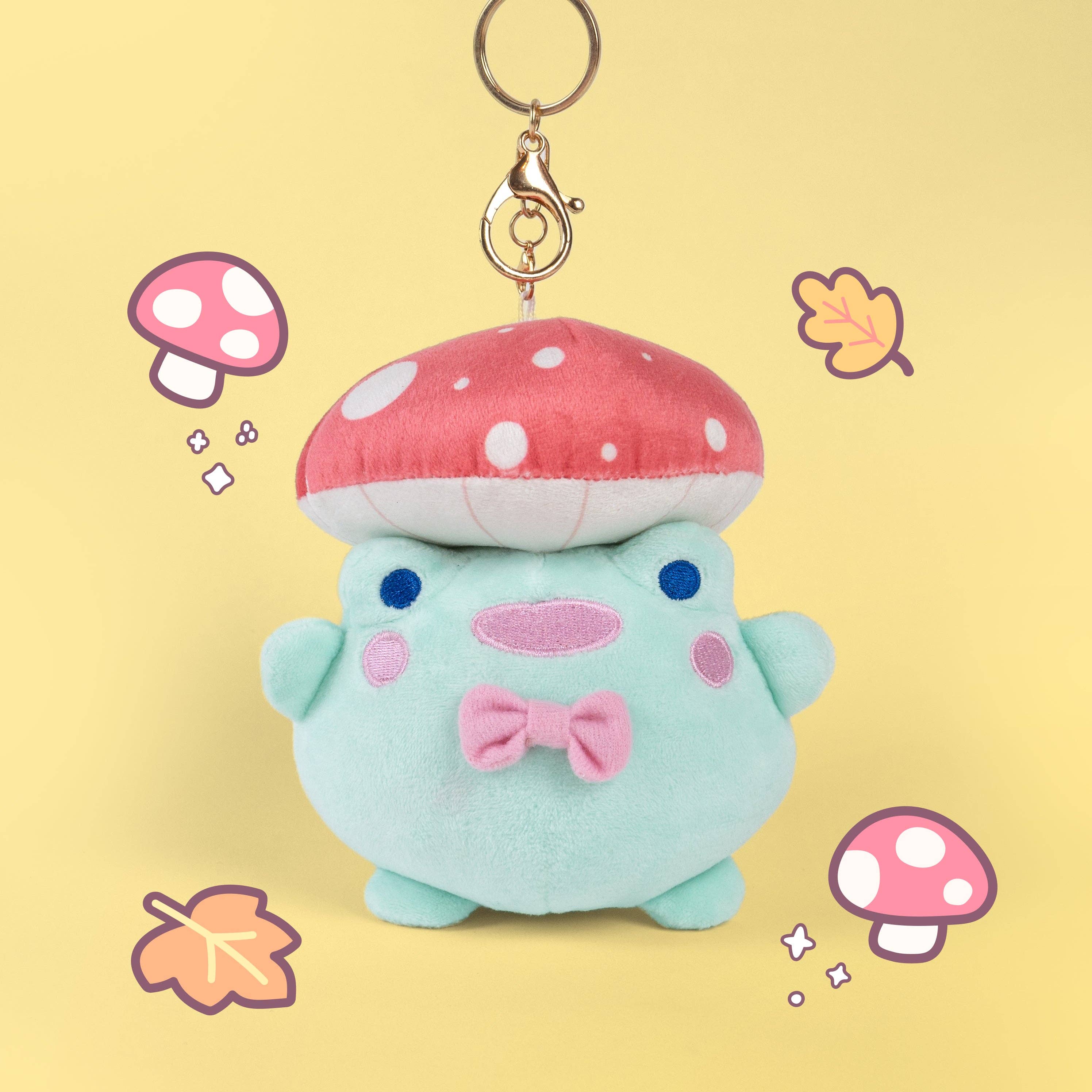 Friend Mushroom Hat Plushie Keychain