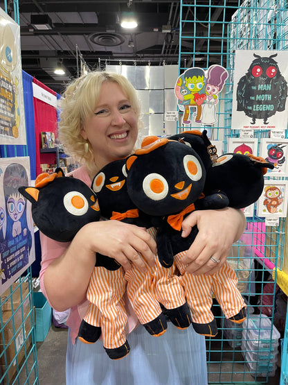 "Midnight Jack" Halloween cat plush