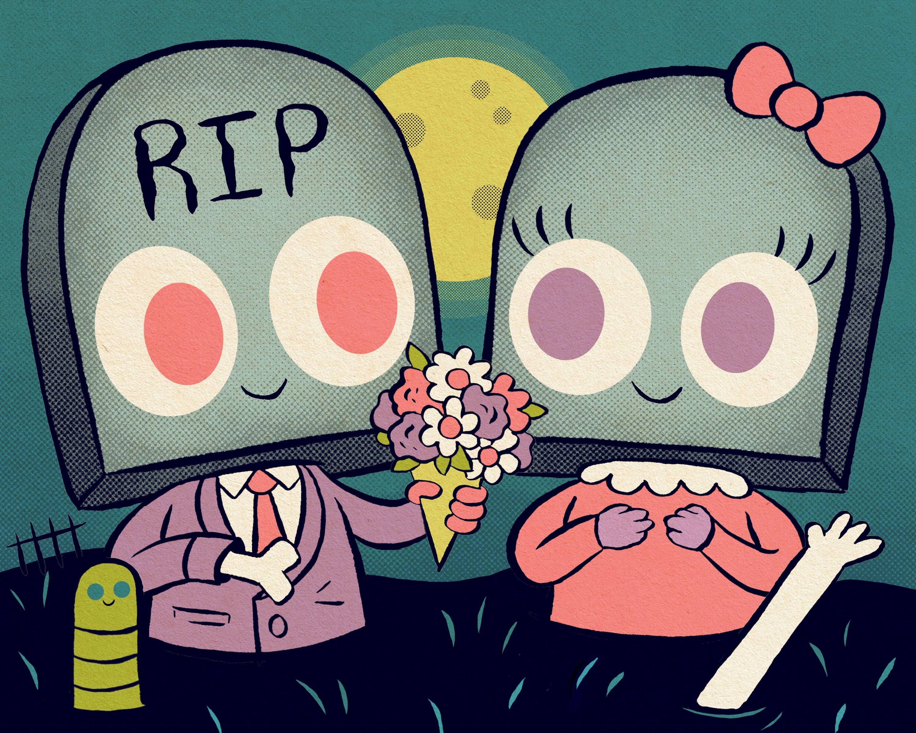 "Graveyard Love" 8 X 10 print